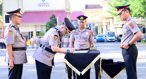 Sertijab PJU Polda Jambi, Kapolresta Jambi Resmi Berganti